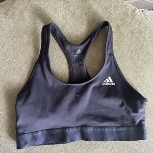 Adidas Women's Black Racerback Sports Bra
